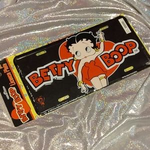 1999 NWT Betty Boop License Plate